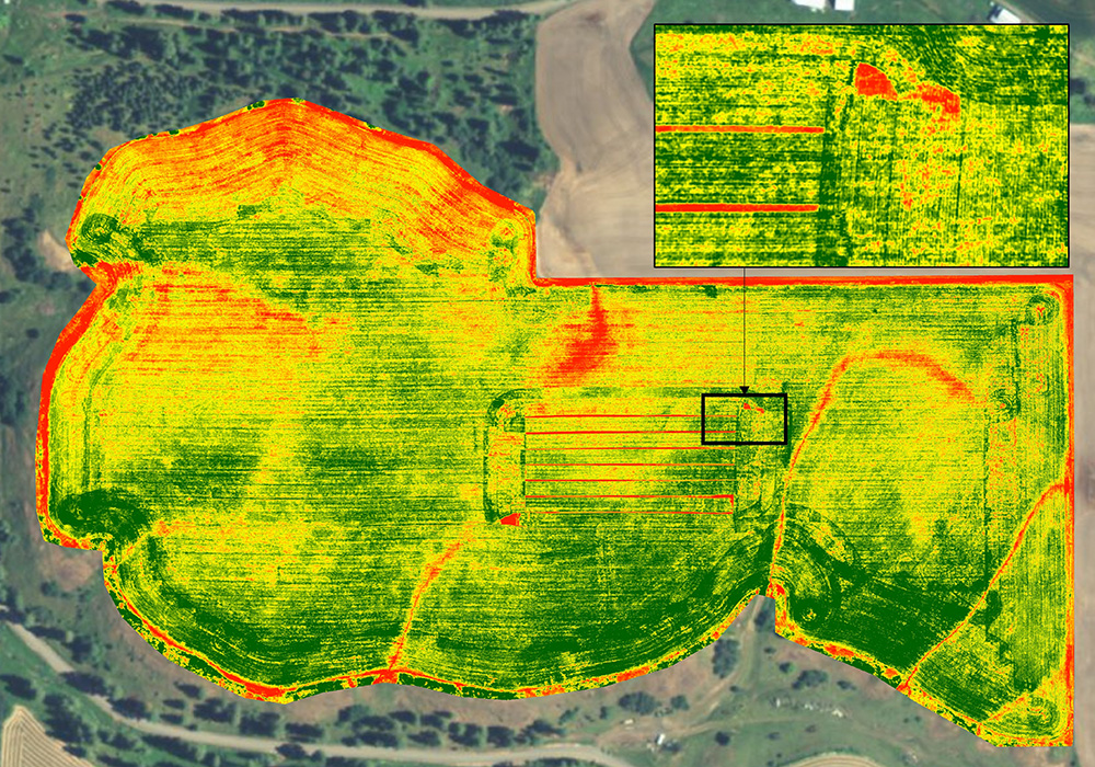 Agricultura de precisão com Drone